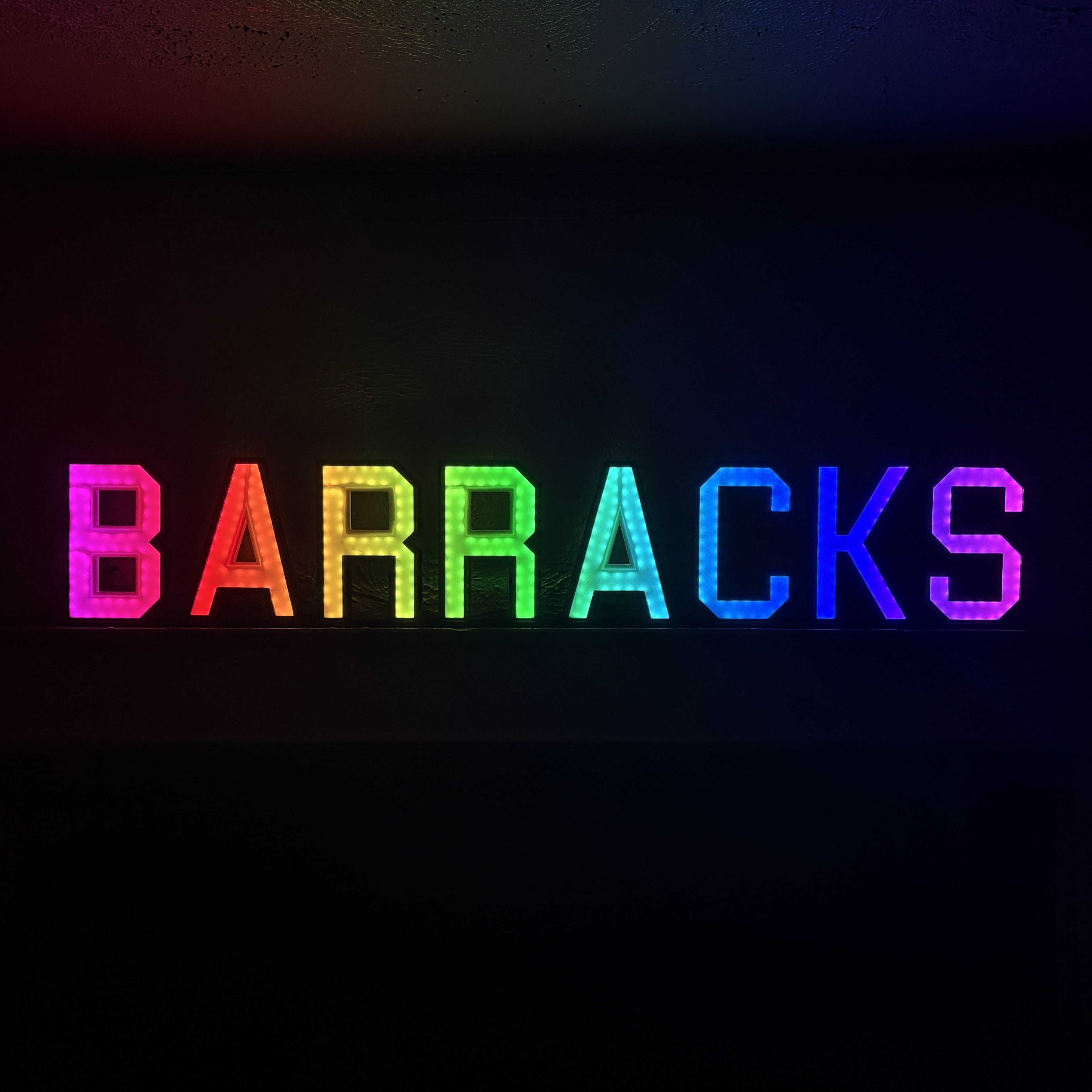 Barracks LED Sign